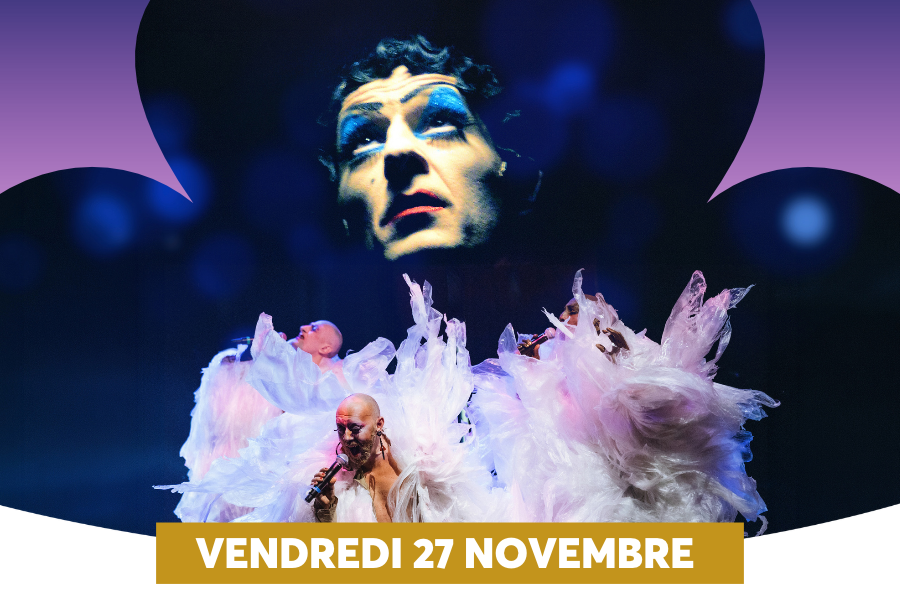 Vendredi 27 novembre, découvrez Madame Ose Bashung au Théâtre Monsigny de Boulogne-sur-Mer : un cabaret électro-rock autour des chansons de Bashung.