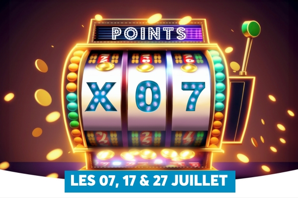 Roulette contenant X07 - Le 07, Le 17 & 27 juillet